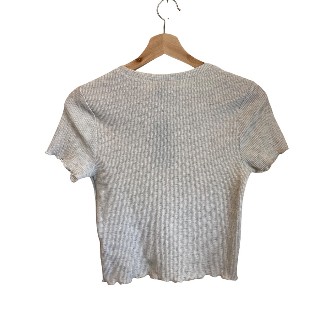 [Wild Fable] Lettuce Trim Baby Tee - Picture 2 of 2